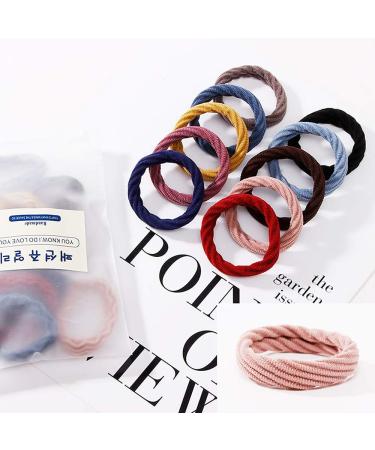 30 Pcs Wetopkim Non-Slip Hair Ties â€“ Seamless Bands for Thick, Curly Hair | Highly Elastic & Lightweight - Buy Online on GoSupps.com