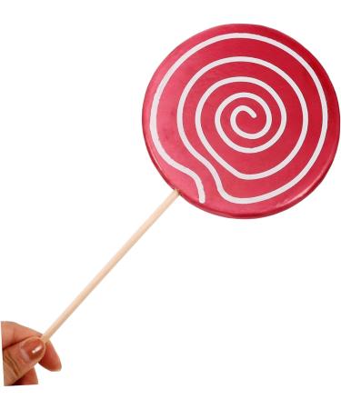 Alipis 10 Pcs Decorative Fake Lollipop Swirl Large Ornaments Lollipop Prop Cosplay Lollipop Adornment Photo Prop Lollipop Party Supplies Toy for Kids Wedding Photo Wooden Child Top Hat - Buy Online on GoSupps.com