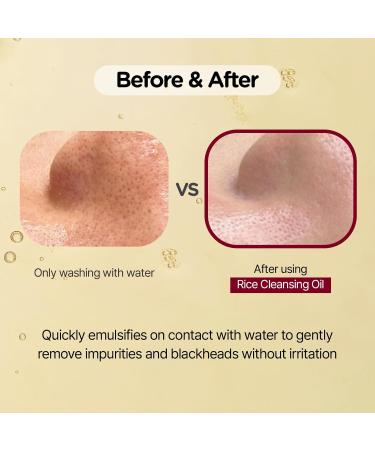 MIDHA Rice Cream 1.69fl.oz. + Rice Cleansing Oil 5.07fl.oz. After-Cleansing for Gentle Facial Care Korean Skincare - Buy Online on GoSupps.com