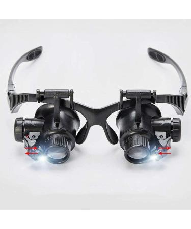 Professional Head-Mounted Light Mobile Phone Clock Repair Identification high Magnification Glasses Full of Stars - Buy Online on GoSupps.com