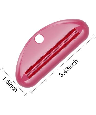 Quesuc 8 Pieces Toothpaste Tube Squeezer Dispenser Toothpaste Clips for Bathroom (Red Green Yellow White) - Buy Online on GoSupps.com