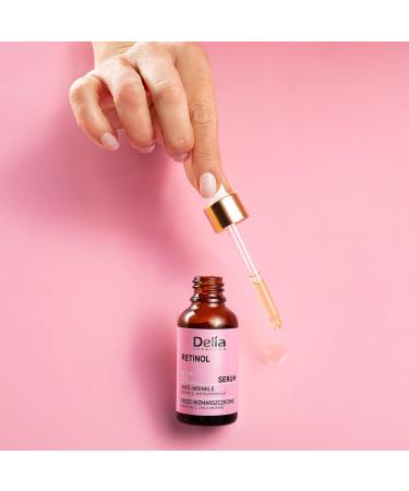 Delia Cosmetics Antiwrinkle serum retinol mature skin reduces wrinkles strengthens regeneration strengthens and nourishes skin vegan 30 ml - Buy Online on GoSupps.com