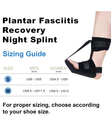Plantar Fasciitis Night Splint - Adjustable Ankle Brace for Heel Pain Relief | International Shipping Available - Buy Online on GoSupps.com