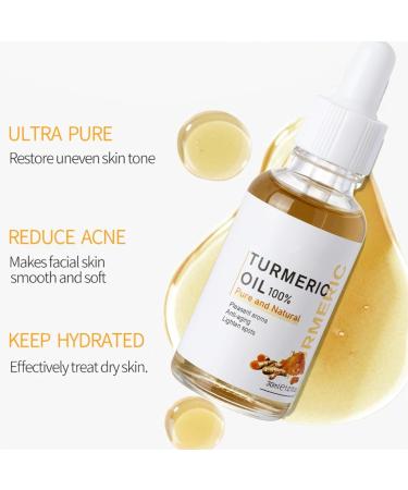 Turmeric Oil for Dark Spots Turmeric Face Serum Turmeric Dark Spot Remover Serum For Face Turmeric Face Oil for Lifting & Age Spots Sun Spot Improve Skin Tone Skin Brightening Serum - Buy Online on GoSupps.com