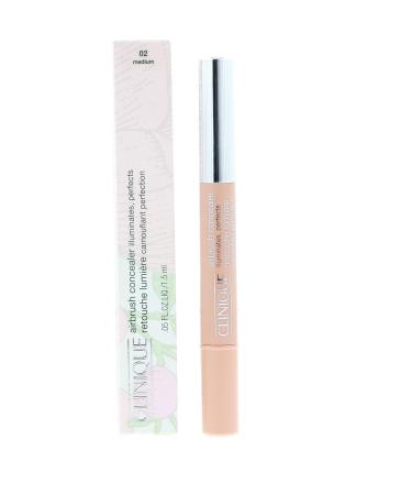 Clinique Airbrush Concealer No. 02 Medium 0.05 oz - Brighten and Correct Imperfections - Buy Online on GoSupps.com