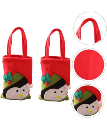 ABOOFAN 2pcs Hand Adorable Pouch Sweets for Candy Christmas Decor Bags Xmas Party Exquisite Non-woven 22x15cm Assorted Color 5 - Buy Online on GoSupps.com