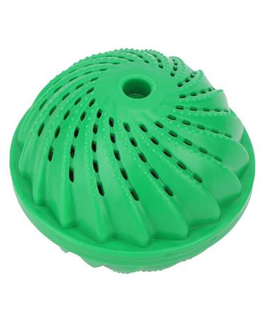 Laundry Balls 1Pcs Premium Washing Ball Super Soft Shell Doesn't Hurt Clothes Advanced Ceramic Balls Washing Cycle Laundry Balls All Natural Detergent(Green)