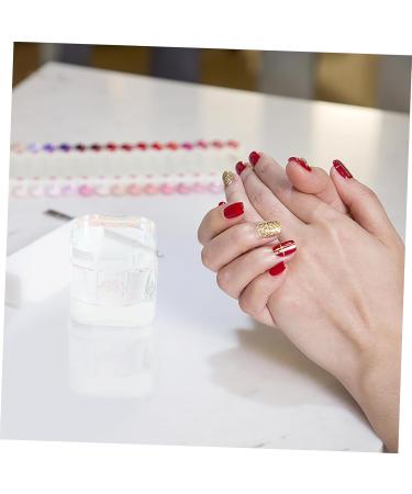 Ipetboom Nail Art Brush Cup Nail Dipping Dish Cup Manicure Art Dish Liquid Powder Container Crystal Dappen Dish Nail Polish Remover Dish Glass Nail Cup Glass Jar Crystal Glass 5.70X5.40X5.40CM As Shown - Buy Online on GoSupps.com