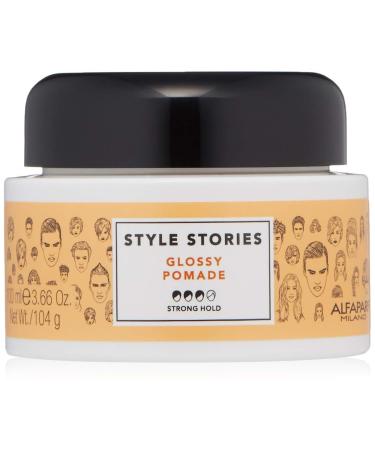 Alfaparf Milano Style Stories Glossy Pomade Duo Set - Strong Hold for Extra Shiny Finish - Long Lasting All Day Hold - Professional Salon Quality Hair Styling Product (2 Count) - Buy Online on GoSupps.com