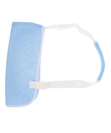 OKUMEYR Children's Arm Sling Suspenders for Arm Sling for Wrist Injury Elbow Sling Arm Brace Net 60X30CM Sky-blue