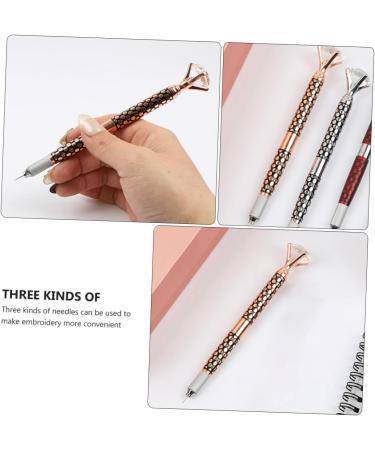 Beavorty 3pcs embroidery pen microblading pen permanent pen eyebrow pen makeup pen machine pen 3d double head - Buy Online on GoSupps.com
