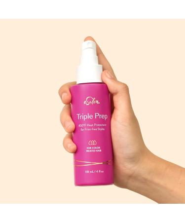 eSalon Triple Prep - Heat-Activated Hair Protectant Spray 4 oz | Protect & Style Hair | International Shipping Available - Buy Online on GoSupps.com