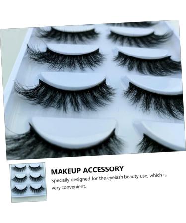 5 Pairs Fake eyelashes beauty accessories fluffy false self adhesive eyelashes natural look fake lashes magnetic eyelash natural false lashes Girl Eyelash 3d Hand made fiber - Buy Online on GoSupps.com