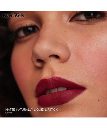 Kjaer Weis Matte Liquid Lipstick - Organic Mauve Lip Stain | Long Lasting Smudge Proof & Cruelty Free Makeup - Buy Online on GoSupps.com