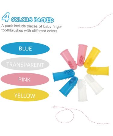 Magiclulu 12-Piece Silicone Toothbrush Set for Children | Oral Care & Hygiene Tools | Gentle Tooth Cleaning & Massage Device for Infants - Buy Online on GoSupps.com