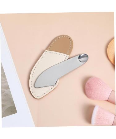 FOMIYES 5pcs Makeup Shadow Seal Cosmetic Liquid Foundation Scraper Palette Spatula Stainless Steel 1 g (Pack of 1) Silverx5pcs - Buy Online on GoSupps.com