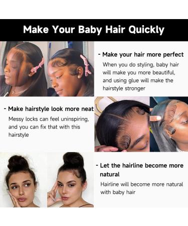 Bilisar Edge Control Hair Gel Kit | Extreme Strong Hold and Natural Formula | Refillable Pocket Size | Long Lasting | No Residue | Women's Hair Gel (30ml) - Buy Online on GoSupps.com