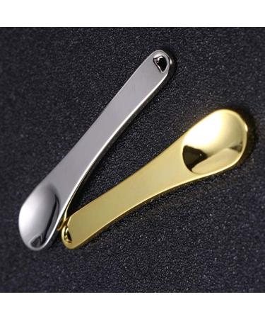 4 Pcs Mini Metal Cosmetic Spatulas Cream Mask Spoon Beauty Scoop Mixing Spatulas and Makeup Scoop - Buy Online on GoSupps.com