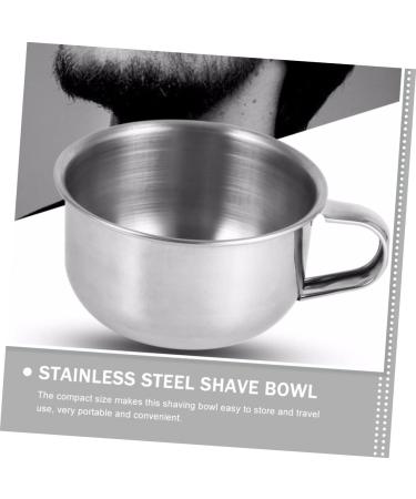 Premium Healvian Stainless Steel Shaving Bowl for Men | Ideal Shaving Accessories Gift | Durable Metal Razor & Shaving Cup - Buy Online on GoSupps.com