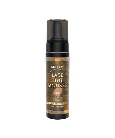ARHGOAT Premium Lace Tint Mousse - Waterproof, Fast Drying, No Residue Formula - Medium Brown, 7.06 oz - Buy Online on GoSupps.com