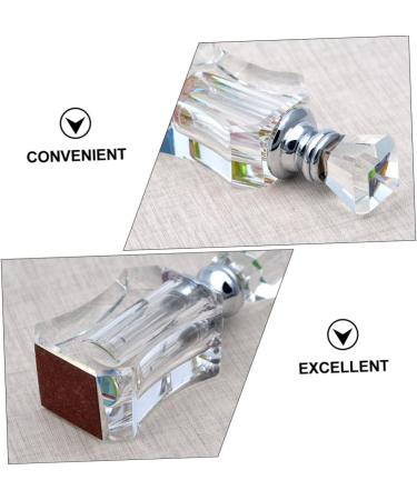 SOLUSTRE Perfume Bottle Hair Scrunchie Chiffon Mini Empty Dropper Bottle Glass Essential Oil Dispenser Perfume Vial Small Perfume Dropper Bottle Glass Dropper Bottle Glass Bottle Crystal - Buy Online on GoSupps.com