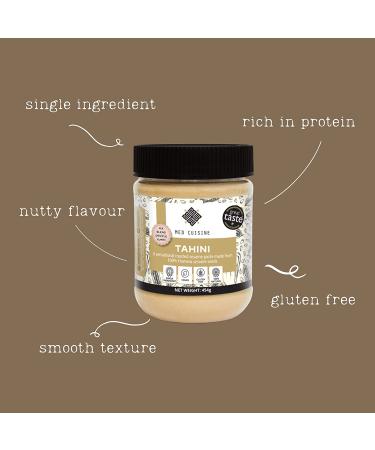 Med Cuisine Tahini (2 Pack) - 100% Roasted Humera Sesame Seeds Paste - Vegan & Gluten-Free - 2LB Total - Buy Online on GoSupps.com