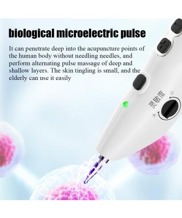 Shop Ccngds Intelligent Acupuncture Pen - Pulse Massage Pencil with 3 Modes & 9 Intensity Levels for Full Body Relief - Buy Online on GoSupps.com