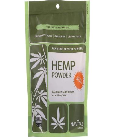Navitas Organics Organic Hemp Protein Powder, 12 OZ