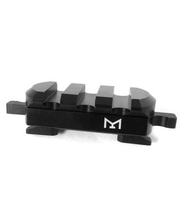 MLOK 3 Rail Picatinny Quick Release Detach Tool-Free Adapter for Rifle Airsoft Tactical