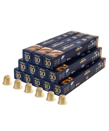 La Natura Lifestyle Caf Cr me | 120 coffee capsules compatible with Nespresso capsule machines | 100% industrially compostable environmentally friendly