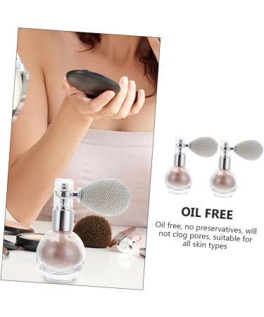 Beavorty 4 Pcs Spray Glitter Glass Spray Bottles Shower Spray Body Women Makeup Tool Loose Powder Brighten As Shown 2x2pcs 7.5x6cmx2pcs - Buy Online on GoSupps.com