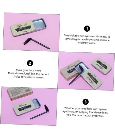 MUSISALY 1 Set Eyebrow Soap Brow Shaping Soap Eyebrow Cream Soap Brows Makeup Kit Natural Soaps Gel Texture - Buy Online on GoSupps.com