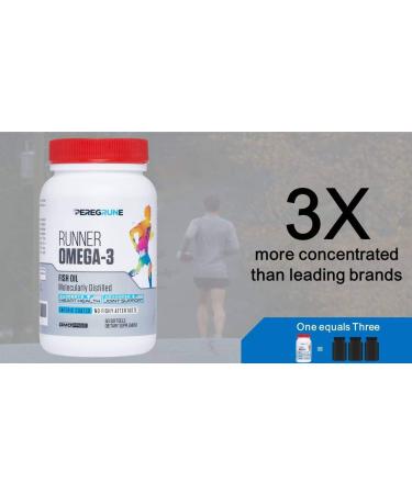 PEREGRUNE Runner Vitamin Joint Support & Omega-3 Bundle | 1 Month Supply | Running Supplement with Antioxidants, Vitamin B Complex, Probiotics, Glucosamine, Chondroitin, MSM, EPA/DHA Fish Oil - Buy Online on GoSupps.com
