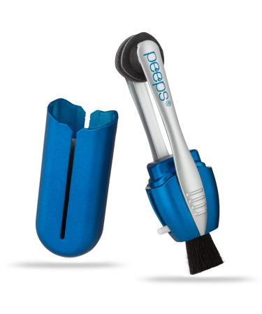 Peeps Eyeglass Cleaner - Carbon Lens Cleaning Tool for Glasses Spectacles Sunglasses Reading Glasses - No Wipes or Cloth (Matte Blue) - Buy Online on GoSupps.com