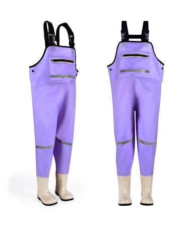 Ieeilulu children's wathose adolescent children breast wathose wathose fishing pants children with breast pocket and adjustable straps children fishing waders boots waterproof slipproof