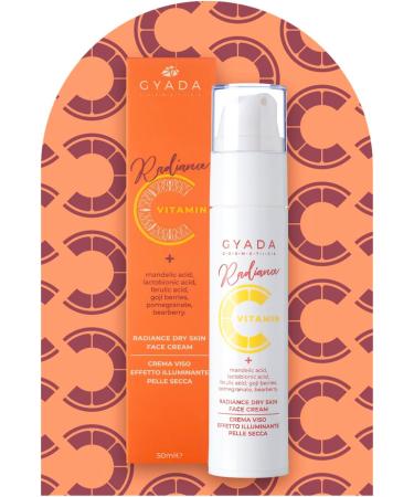  GYADA COSMETICS GYADA COSMETICS Radiance Dry Skin Face Cream Brightening Face Cream Antioxidant and Moisturizing Action Contrasting the Signs of Age and Expression Vitamin C Based 50 ml - Buy Online on GoSupps.com