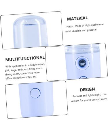 FRCOLOR 1pc Women Durable Usb Handy Beauty Sprayer Mist Steamer Nano Charging Facial Portable Plastic 14.5X4CM Blue - Buy Online on GoSupps.com