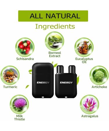 Lafoxla 5PCS Vegan Liver Cleanse Nasal Herbal Box - 5 Flavors for Detox & Repair - Buy Online on GoSupps.com