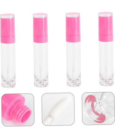 Lot de 4 Tubes de Gloss L vres Vides 8 Ml Transparent R utilisables Rechargeables pour Maquillage Voyage Trousse de Rangement Compact - Buy Online on GoSupps.com