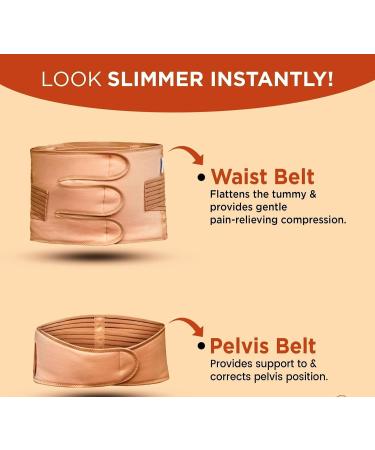 Postpartum C-Section 2-in-1 Maternity Belt | Abdominal Support for Women - International Shipping - Buy Online on GoSupps.com