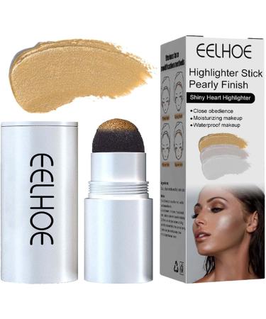 Contouring and Highlighter Stick | Face Highlighters Sticks | Waterproof luminizer Crystal High Gloss Shimmer Cream Powder Highlighter Shaping Trimming Stick Gold Mine Highlights - Buy Online on GoSupps.com