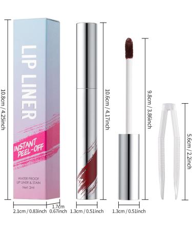 Sheel Off Lip Liner - Lip Pulp Only for Lip Liner by Lapbine | Long-Lasting Bleed-Proof Lip Liner Lucidapgloss Lip Liner Matte Finish - Buy Online on GoSupps.com