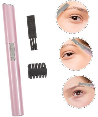 FRCOLOR Pen Shaped Eyebrow Trimmer trim Cosmetic Face Care Pink Easy To Use For Precise Styling Suitable For Home Use Travel - Buy Online on GoSupps.com