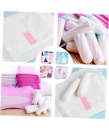 Lurrose 8-Piece Women's Makeup & Period Organizer Bags Set - Travel-Ready Multi-Color 13x13cm x 2PCs - Buy Online on GoSupps.com