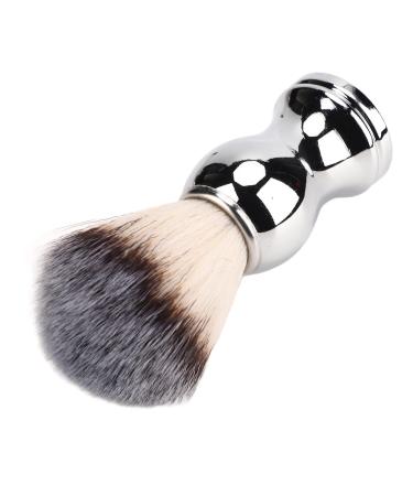 Premium Razor Brush for Men | Effective Beard Care Tool | Soft Handmade Shaving Brush with Silver Handle for Home & Salon Use - Buy Online on GoSupps.com