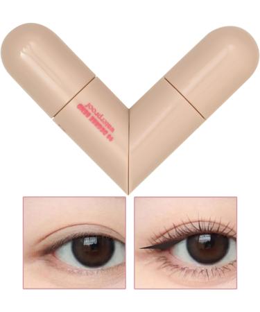 Makeup eyeliner stamp 2ml Double Sided Smudge Resistant Pencils Eyeliner Lightweight Makeup Supplies for Wife Daughter Sister Boyfriend Girlfriend Black - Buy Online on GoSupps.com