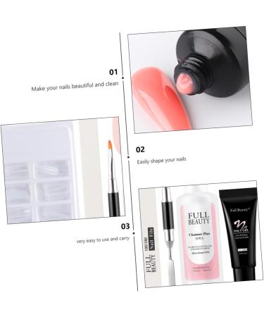 Housoutil 1 Set Pieces Manicure Tools Set Poly Extension Kit Manicure Tools Professional Gel Extension Nail Kit Manicure Nail Art Lamp Nail Manicure Kit Nails Gel Nail Tool Plastic Cosmetic 17.8x1.5cm As Shown - Buy Online on GoSupps.com
