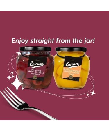 Epicure Stoneless Cherries in Syrup Jar 550 g (Pack of 1) - Buy Online on GoSupps.com
