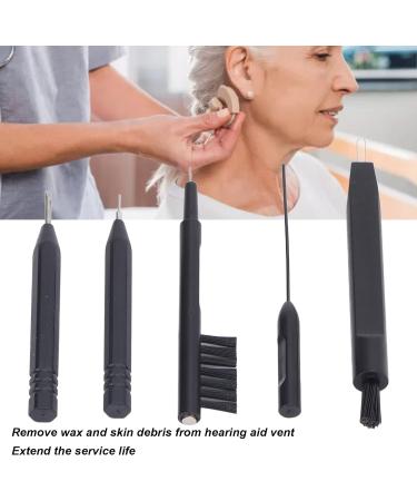 Hearing Aid Amplifier Cleaning Tools Kit with Small Brush, Clean Needles, and Cloth - Includes Case - Ear Cleaning Accessories - Buy Online on GoSupps.com