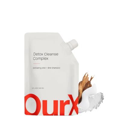 Clarifying Detox Shampoo - Removes Dirt Oil and Buildup - Glycolic & Salicylic Acid Treatment for Textured Curly 4C Silicone-Free Hair Product